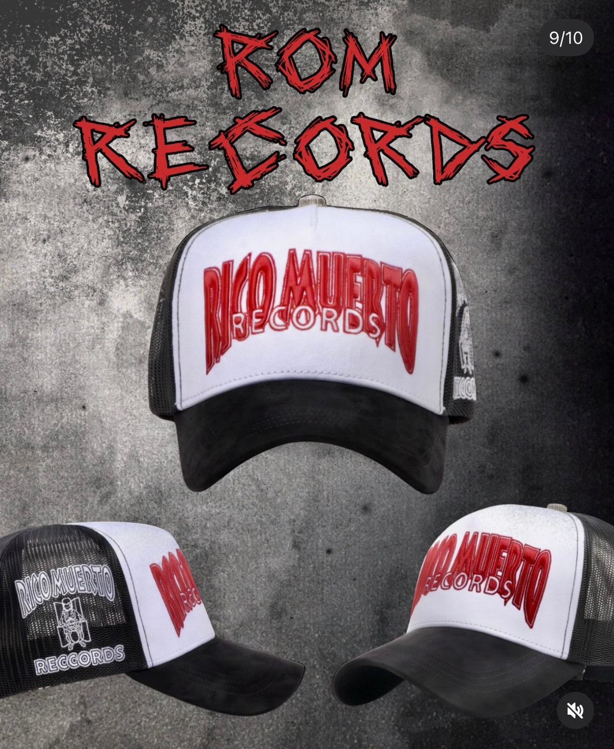 BARBAS RÉCORDS solo gorra